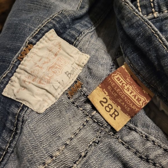 Big Star Vintage Collection Women's Liv Boot Jeans, Blue, 28R - Picture 3 of 11